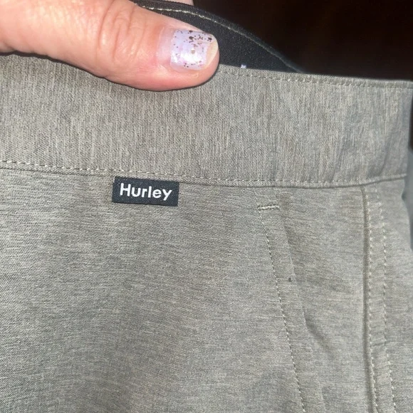 Hurley Men’s Gray Hybrid Shorts  Comfort Size 40 Water Resistant - Picture 4 of 7